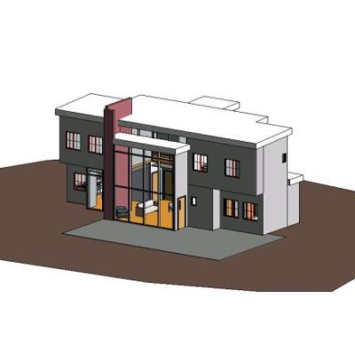 Residence 2 floors - 3d