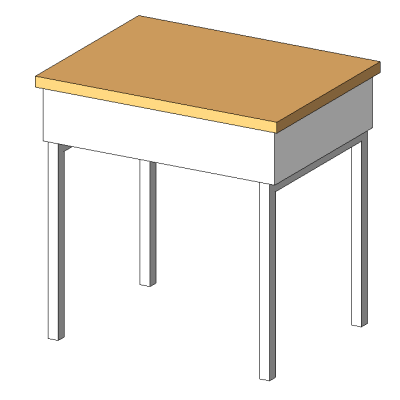 Compact Study Desk