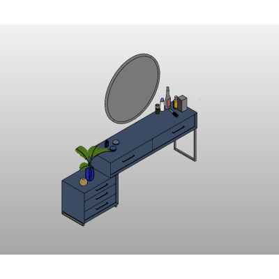 Vanity Table with Mirror