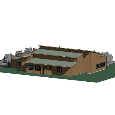 Event hall in revit