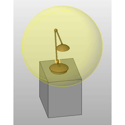Table lamp 6238 with modern arm