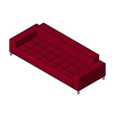 Banquette - 3 places