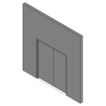 Flush Double Door - Adj Swing 1927