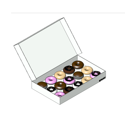 Gourmet Donut Display