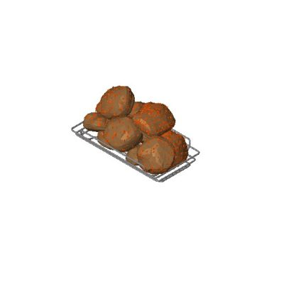 Bread Basket with Bread Rolls