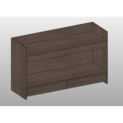 Retail display counter with drawers