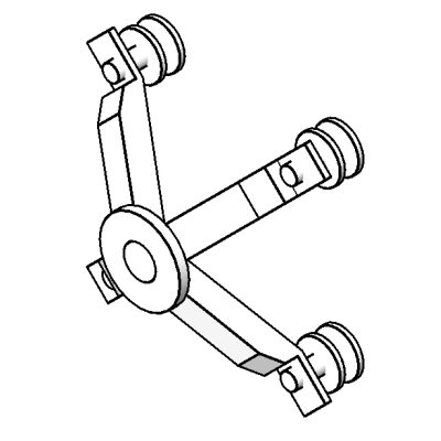 Glass Spider Connector Quad