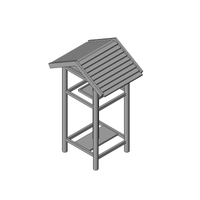 Wooden Tower Structure