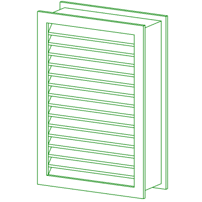Louvers with Trim