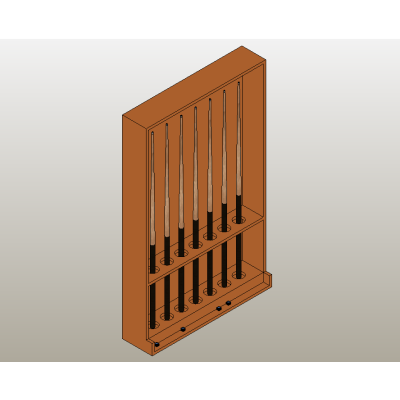 Pool Cue Rack