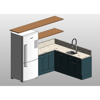 Kitchen cabinets set with sink premium