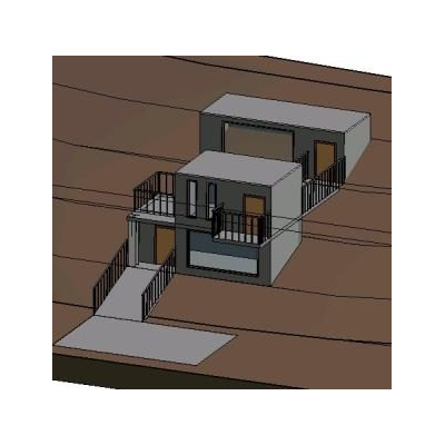 House for forest ranger 3d