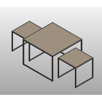 Modern Nesting Tables Set