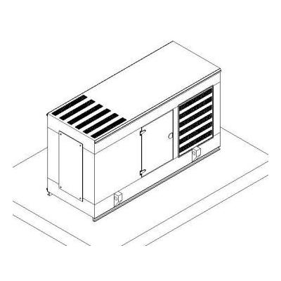 Emergecia generator; 1000 kw - 3d