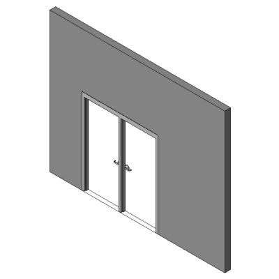 Double Door - Hollow Metal with Intermediate Mull 1