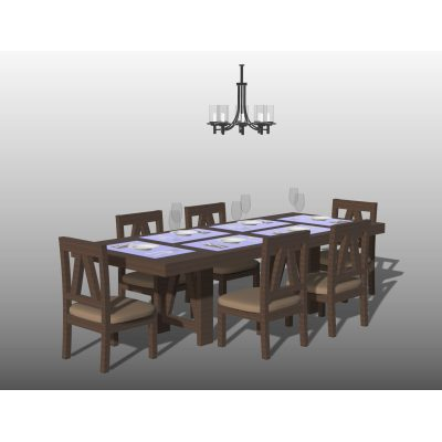 6‑Seat Dining Table Set