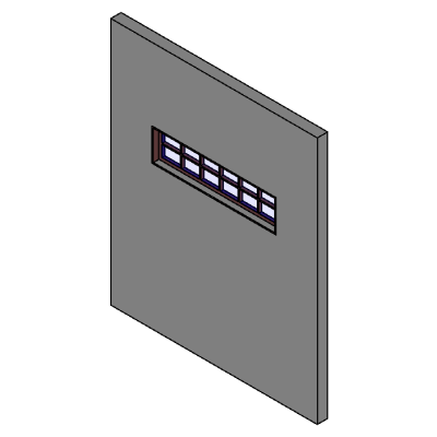 6x2 Wood Transom Window 1669