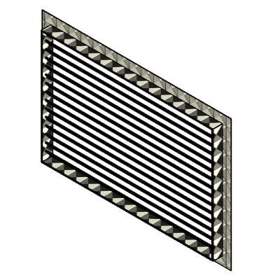 Grille d aeration - Mur