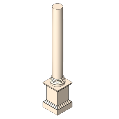 Elegant Corinthian Column