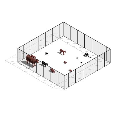 A beautiful enclosure for pets