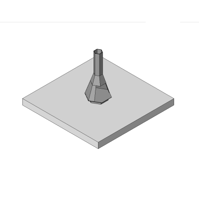 Brushed Steel Fireplace