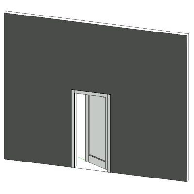 Office interior parametric door 06