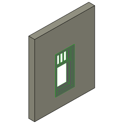 Double Hung - 3 Muntin Upper Sash