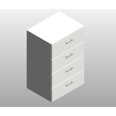 Sleek Storage Drawer Unit