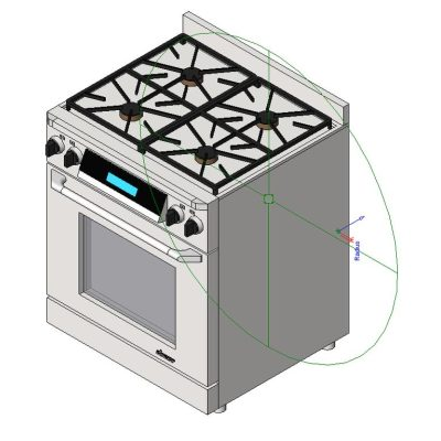 Gas Range Stove with Oven