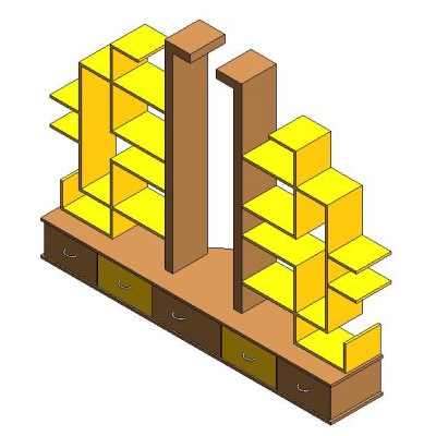 3D Modular Shelf Design