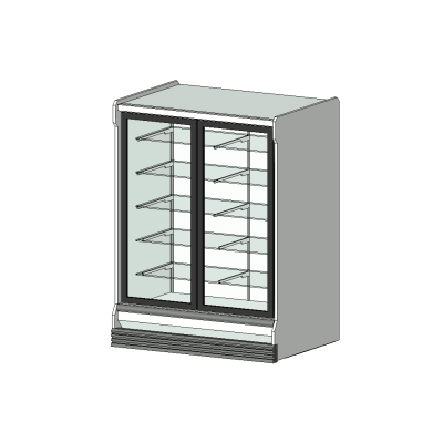 Upright Two Door Freezer