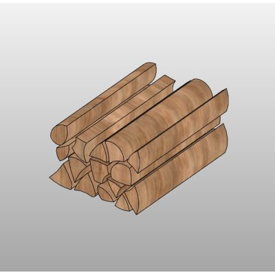 Firewood Stack Decor