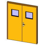 Revit Door Families: Your Free and Parametric Library for 2026 4 Int. Double - oculus