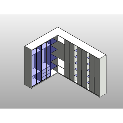 Modern Corner Wardrobe