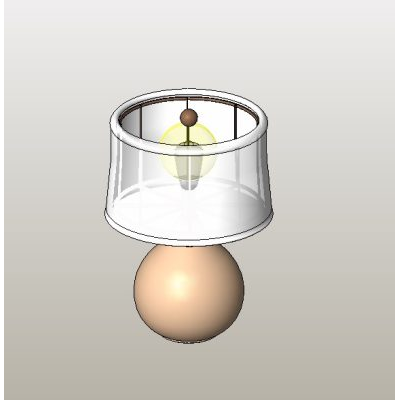 Modern Table Lamp with Glass Shade