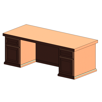 Sleek Wooden Desk Design