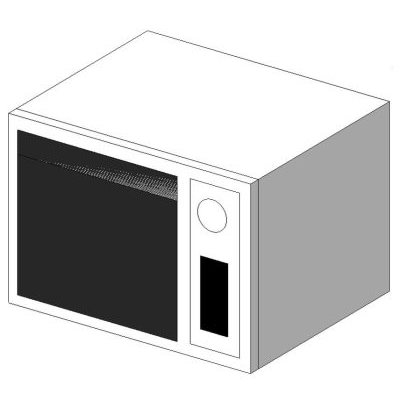 Sleek Digital Microwave