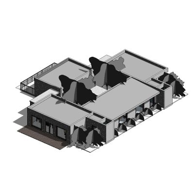 Country house 3 bedroom detailed model
