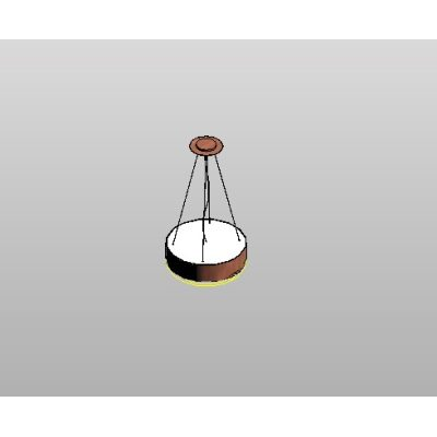 Round Wooden Pendant Light