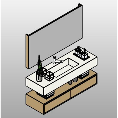 Modern Vanity Set