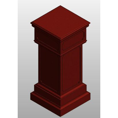 Square Pedestal Base Design