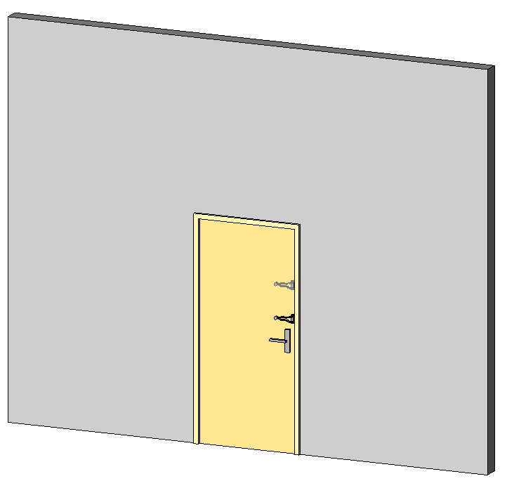 door double side swing with different angles