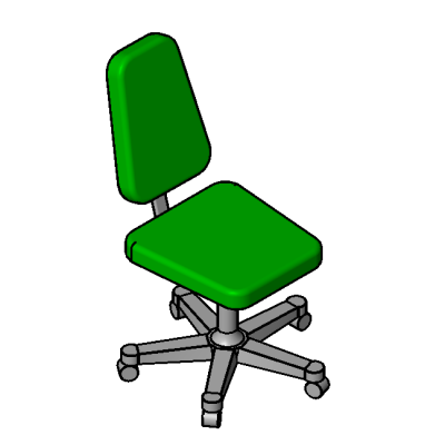 Ergonomic Office Chair with Wheels