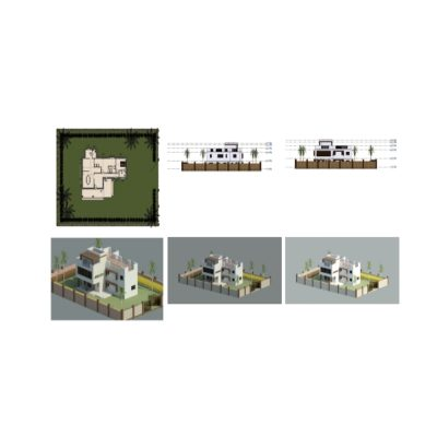 Modern Three-Level Residential Home