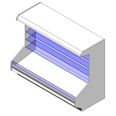 Multi-Level Display Shelf