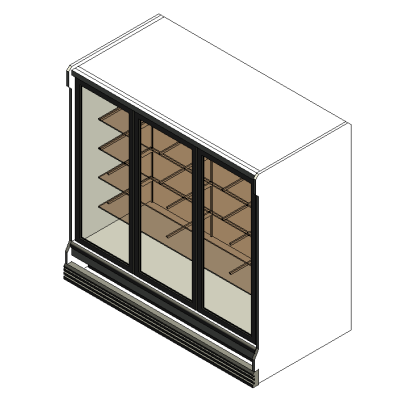 Refrigerator - Upright Three Door