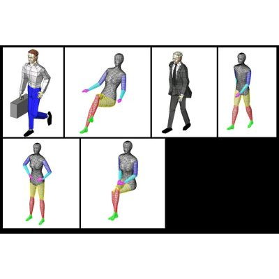 People in 3d revit