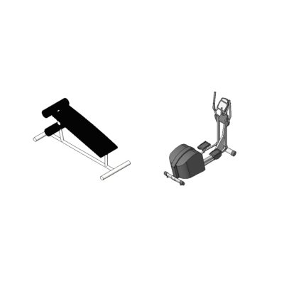 Equipment and machines for gym training