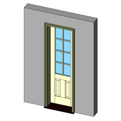 Kolbe Ultra Series Inswing Entrance Door 1-Wide 2-Panel Handicap Sill Units 6549