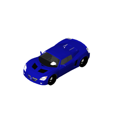 Blue Sports Car